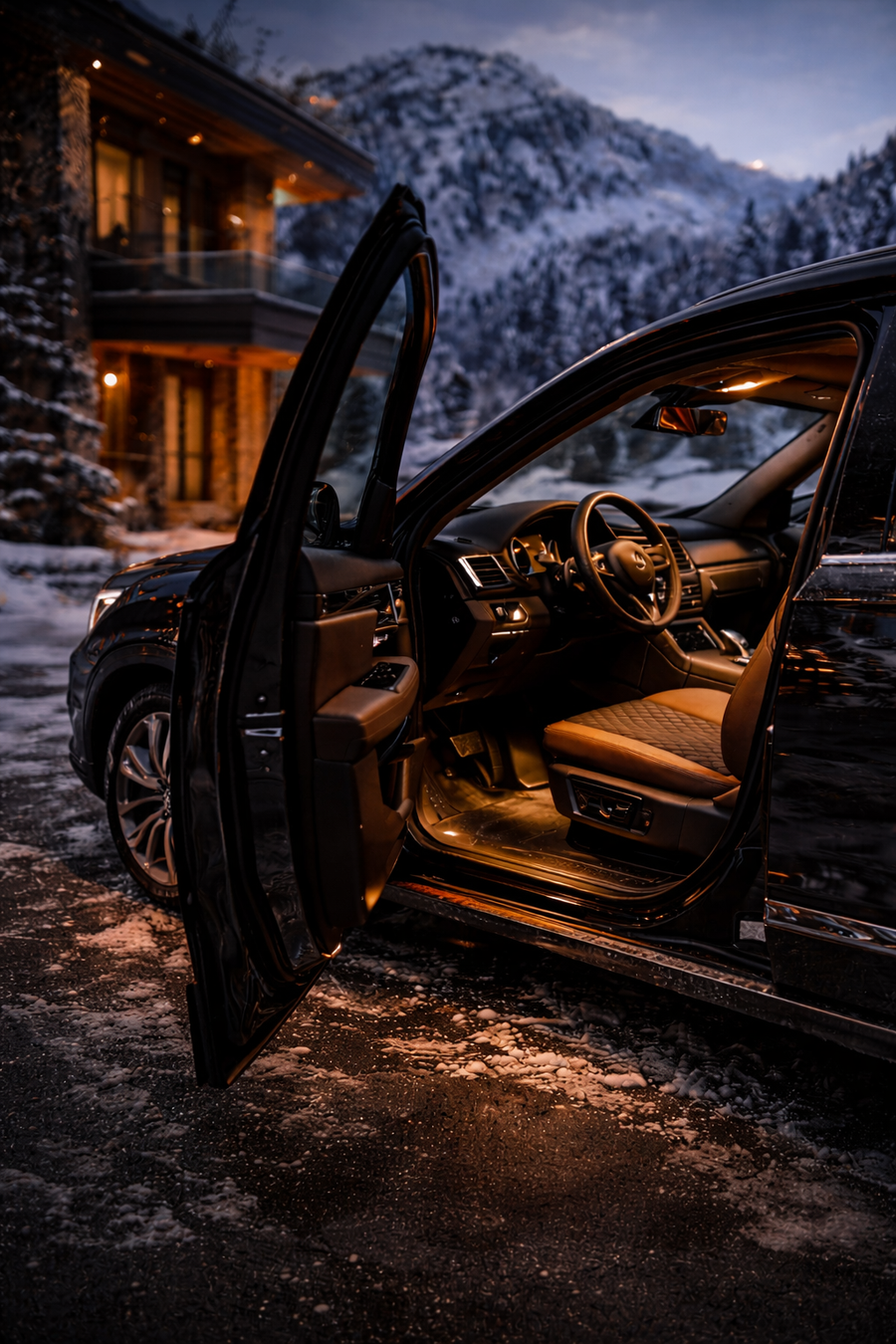 Stay Warm. Drive in Luxury.